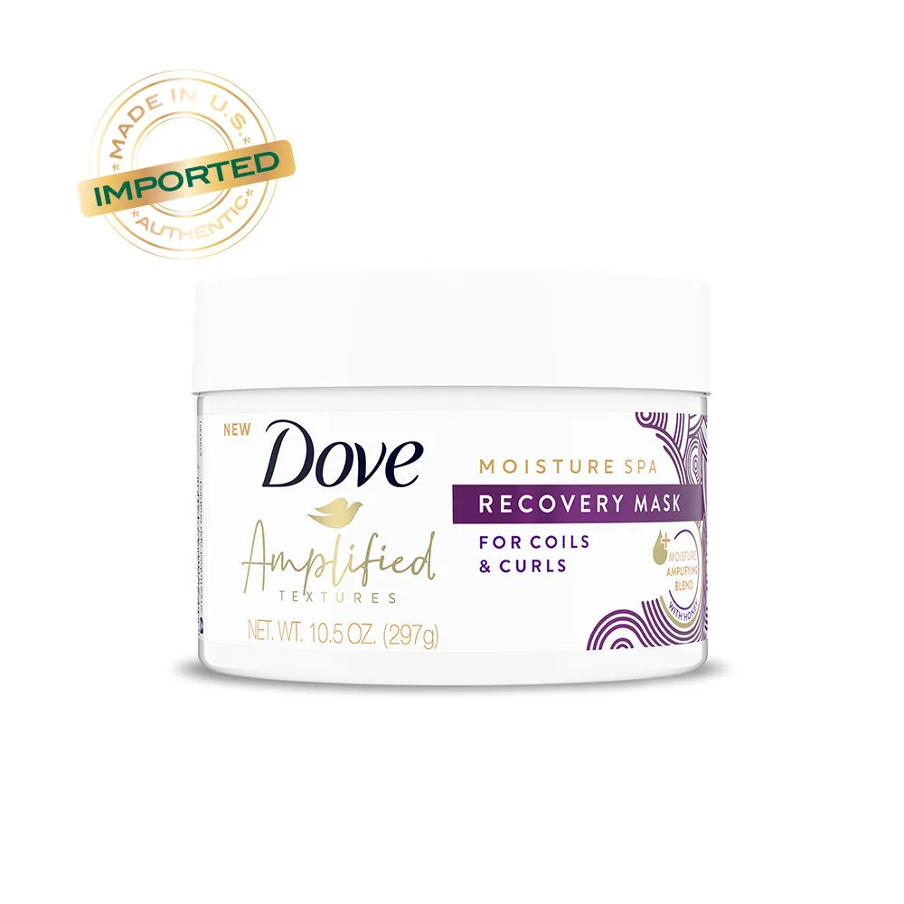 Dove Amplified Moisture Spa Recovery Hair Mask For Curls & Coils With Intense Nourishment