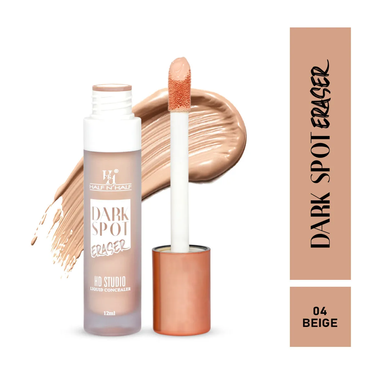 Half N Half Dark Spot Eraser HD Studio Liquid Concealer - Beige