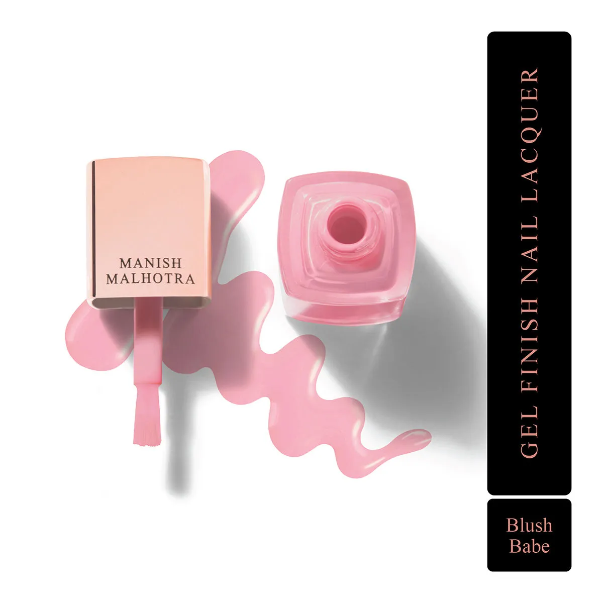 Manish Malhotra Beauty By MyGlamm Gel Finish Nail Lacquer-Blush Babe