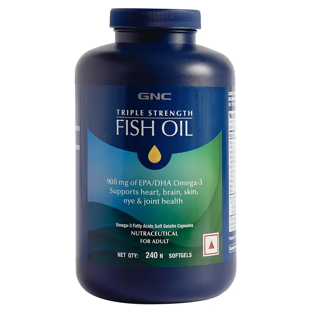 GNC Triple Strength Fish Oil,  240 softgels