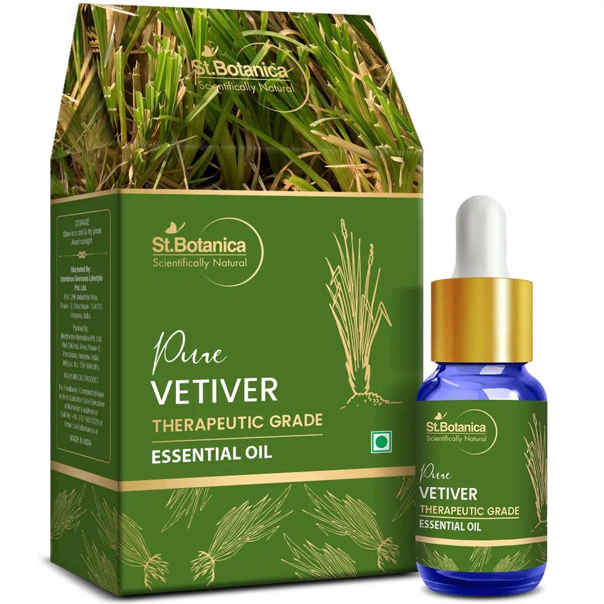 StBotanica Vetiver Pure Essential Oil - 15ml