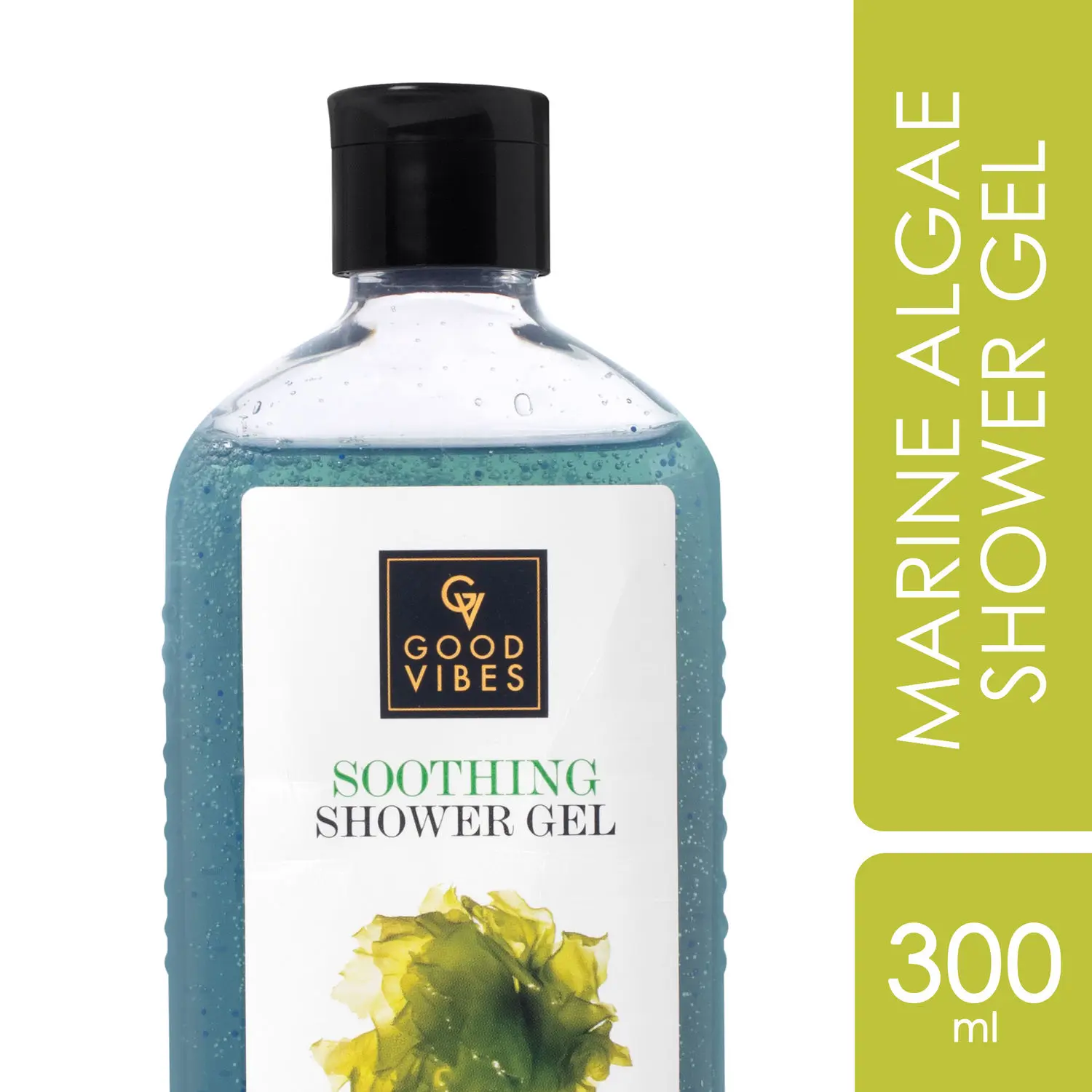 Good Vibes Marine Algae Soothing Shower Gel | (Body Wash) Soothing, Hydrating, Glowing | Certified Fragrance (300 ml)