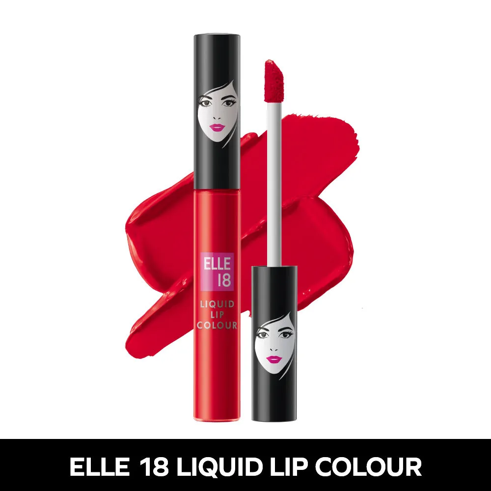 Elle 18 Liquid Lip Color - Rhubarb Red