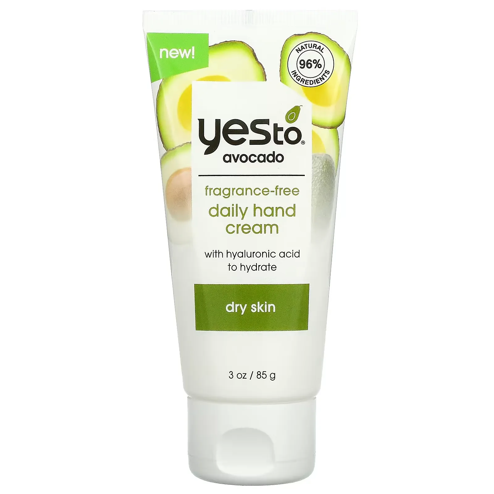 Avocado, Daily Hand Cream, Fragrance-Free, 3 oz (85 g)