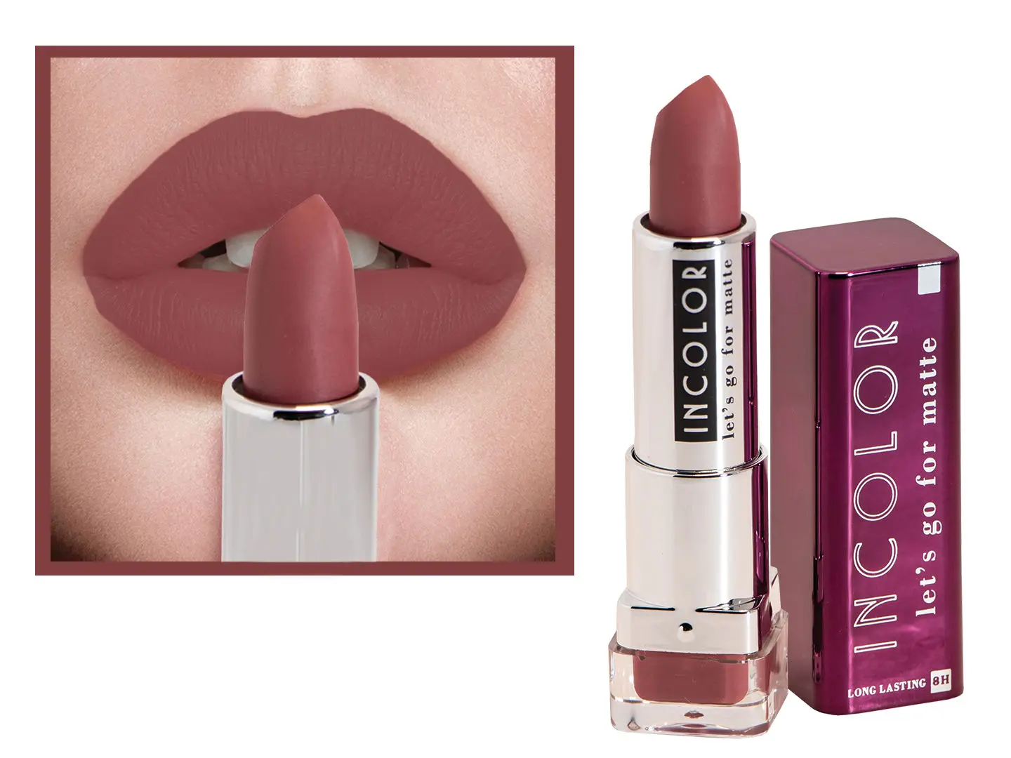 Incolor Lets Go For Matte Lipstick 04 Lady Danger 3.7 g