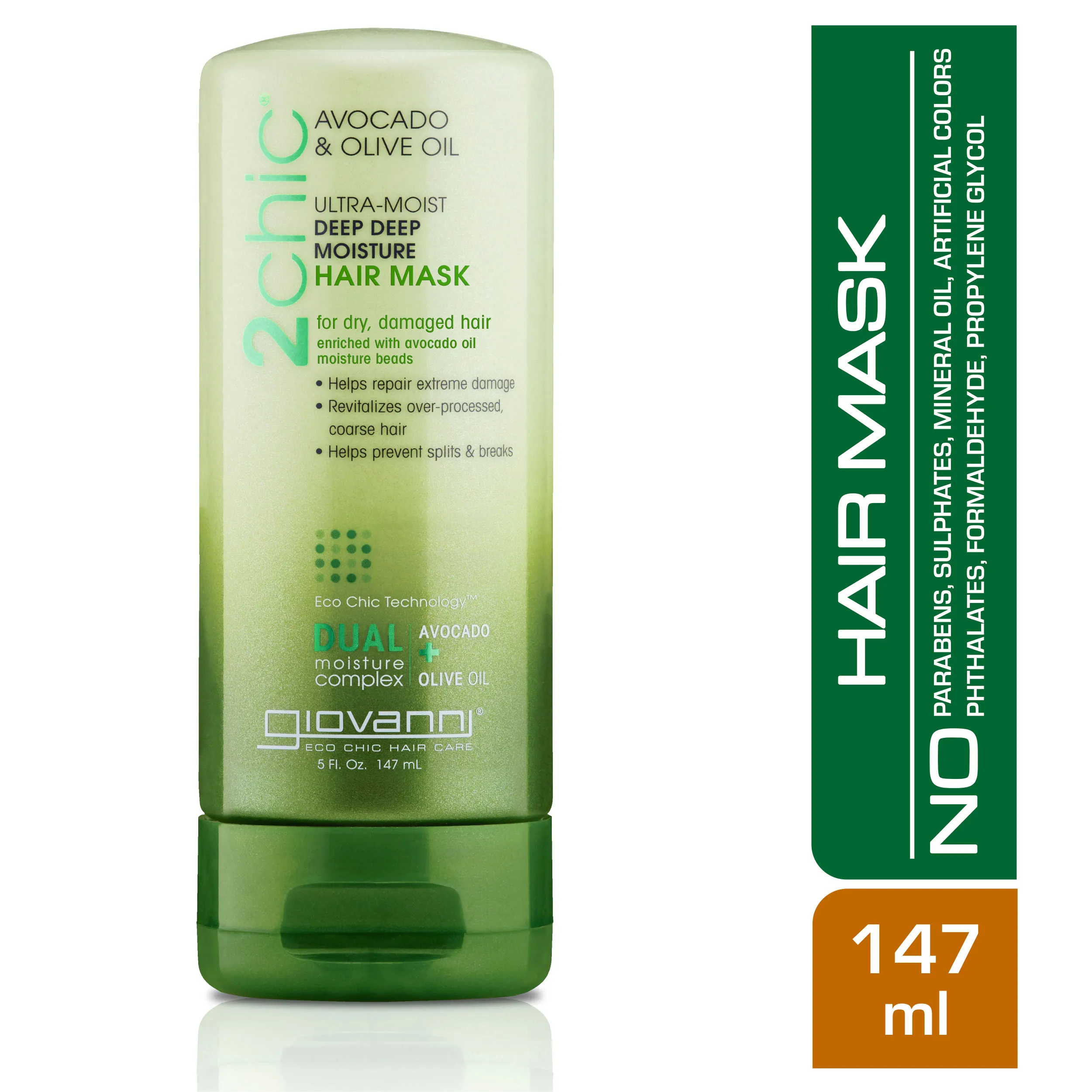 Giovanni Organic 2Chic Olive Oil & Avocado Ultra-Moist Deep Moisture Hair Mask