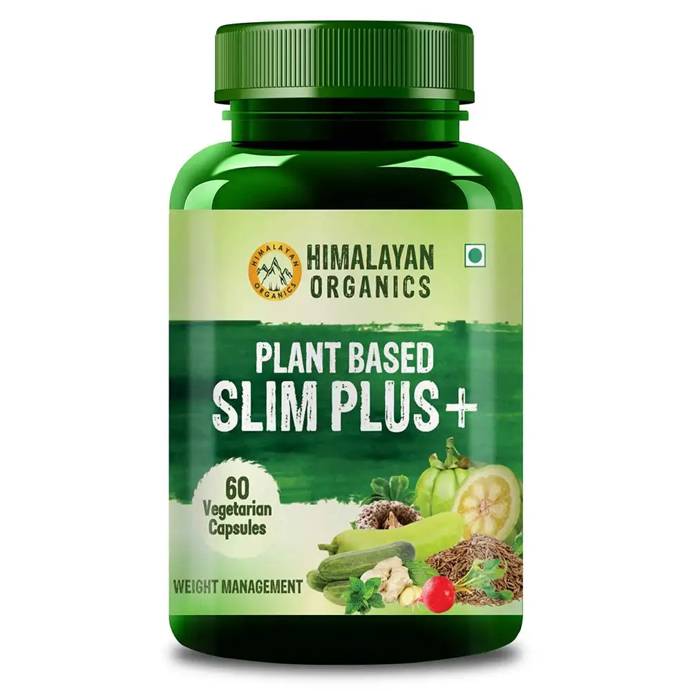 Himalayan Organics Plant Based Slim Plus+,  60 capsules