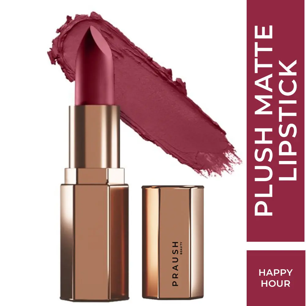 Praush (Formerly Plume) Plush Matte Lipstick - Happy Hour