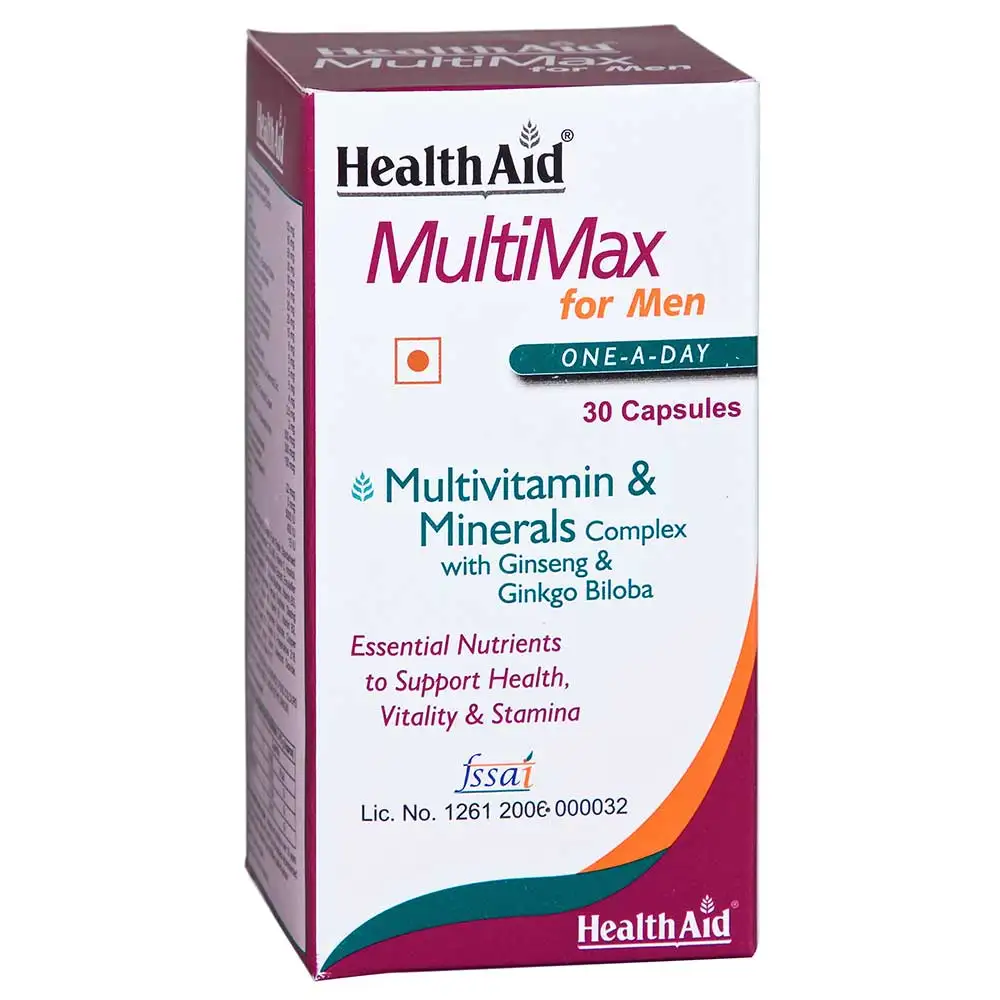 HealthAid MultiMax for Men,  30 capsules  Unflavoured