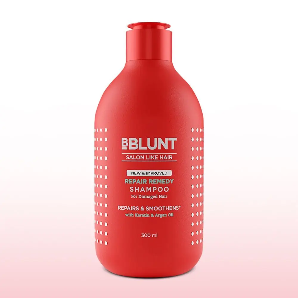 BBLUNT Repair Remedy Shampoo with Keratin & Argan Oil - 300 ml