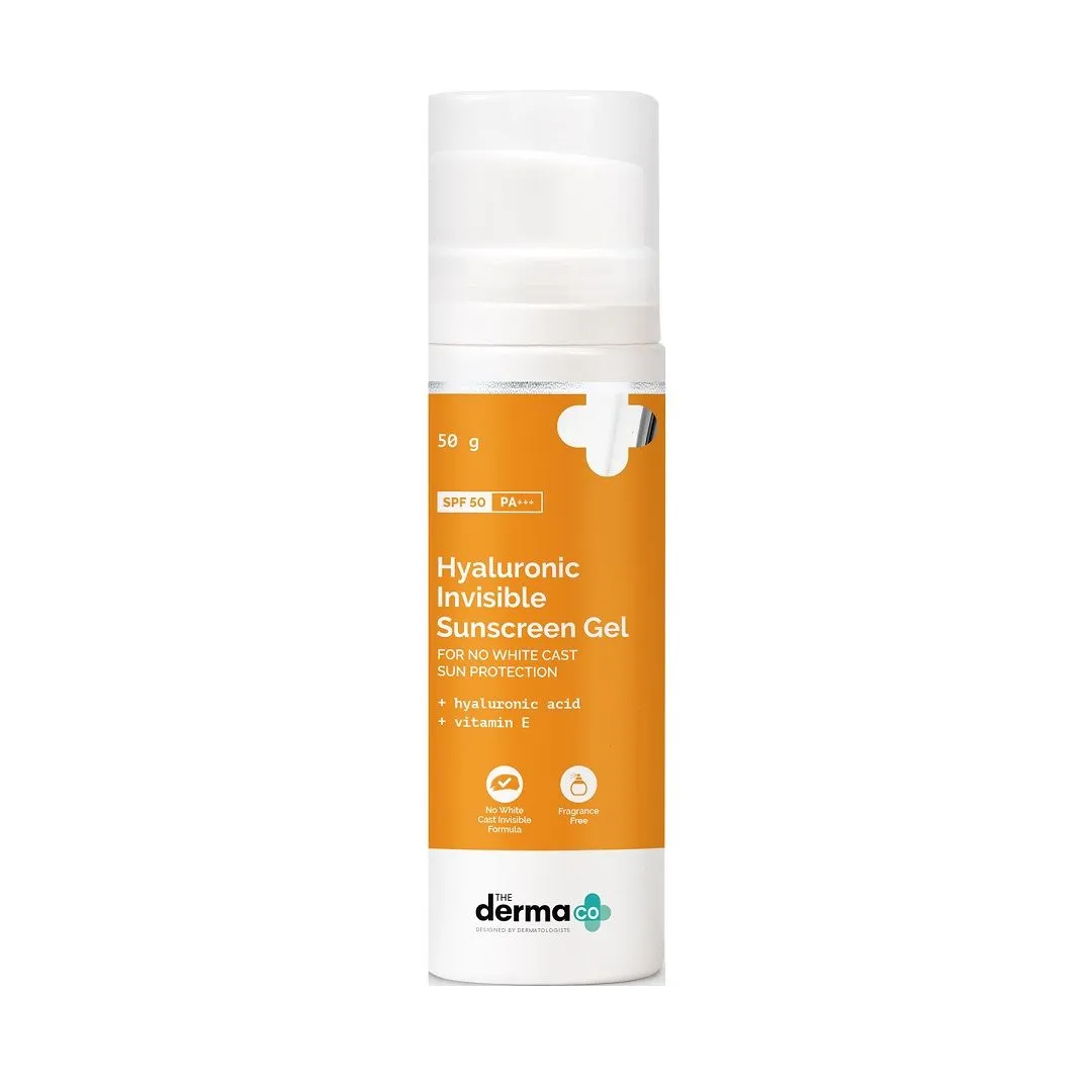 The Derma Co. Hyaluronic Invisible Sunscreen With Hyaluronic Acid For No White Cast Sun Protection