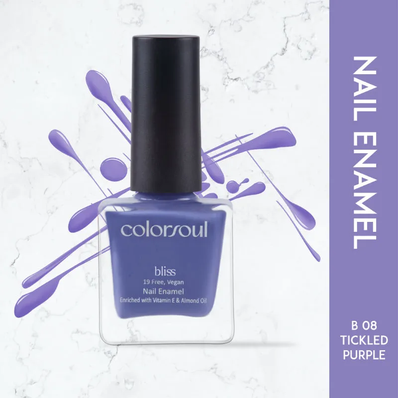 ColorSoul Bliss Nail Enamel - Tickled Purple