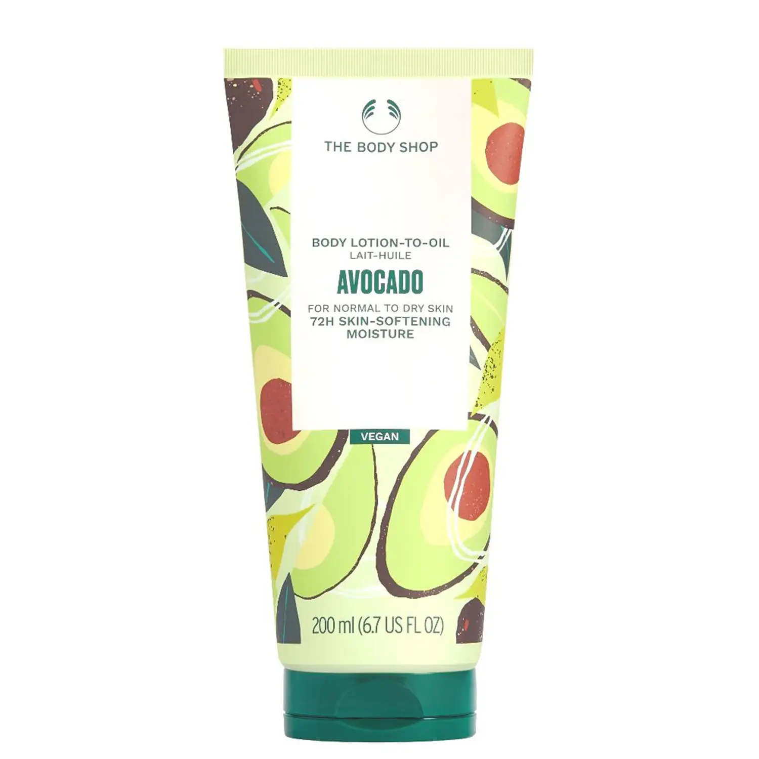 The Body Shop Avocado Lotion-To-Oil, 200Ml