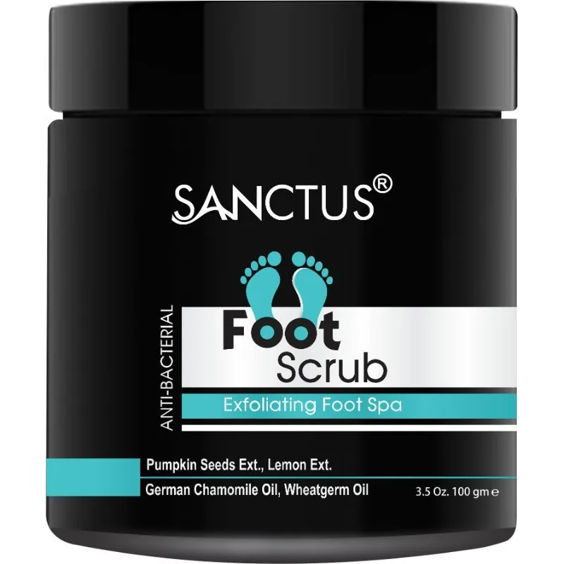 SANCTUS Foot Scrub - Foot Spa With Natural Deodorizer & Dead Skin Exfoliation