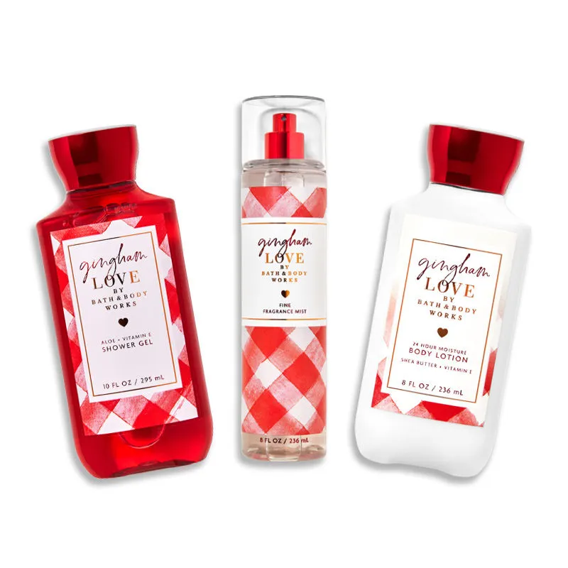 Bath & Body Works Gingham Love Shower Gel, Lotion & Mist