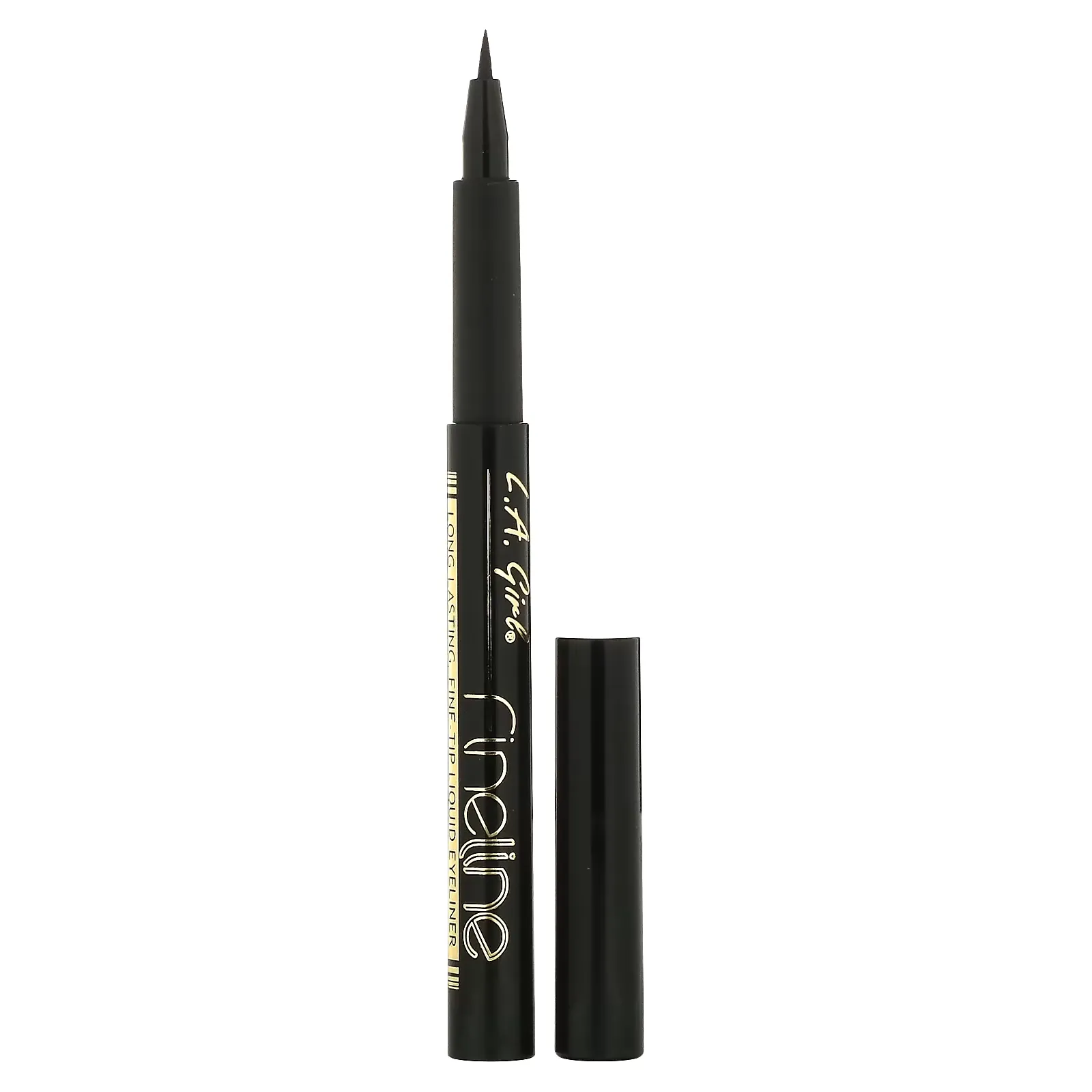 Fineline Liquid Eyeliner, Black, 0.037 fl oz (1.1 ml)