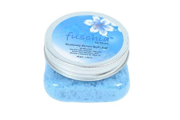 Fuschia Blueberry Bloom Bath Salt