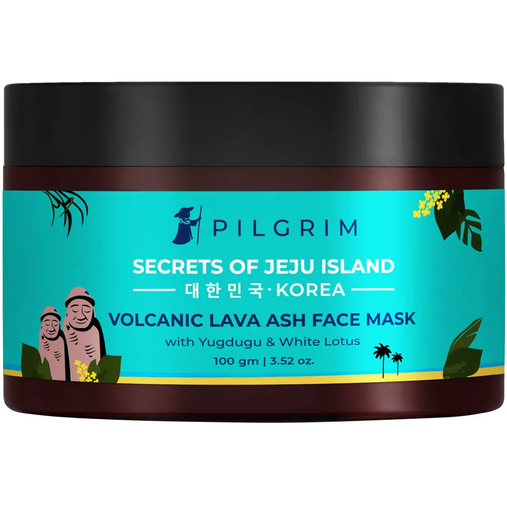 Pilgrim Volcanic Lava Ash Face Mask with Yugdugu & White Lotus