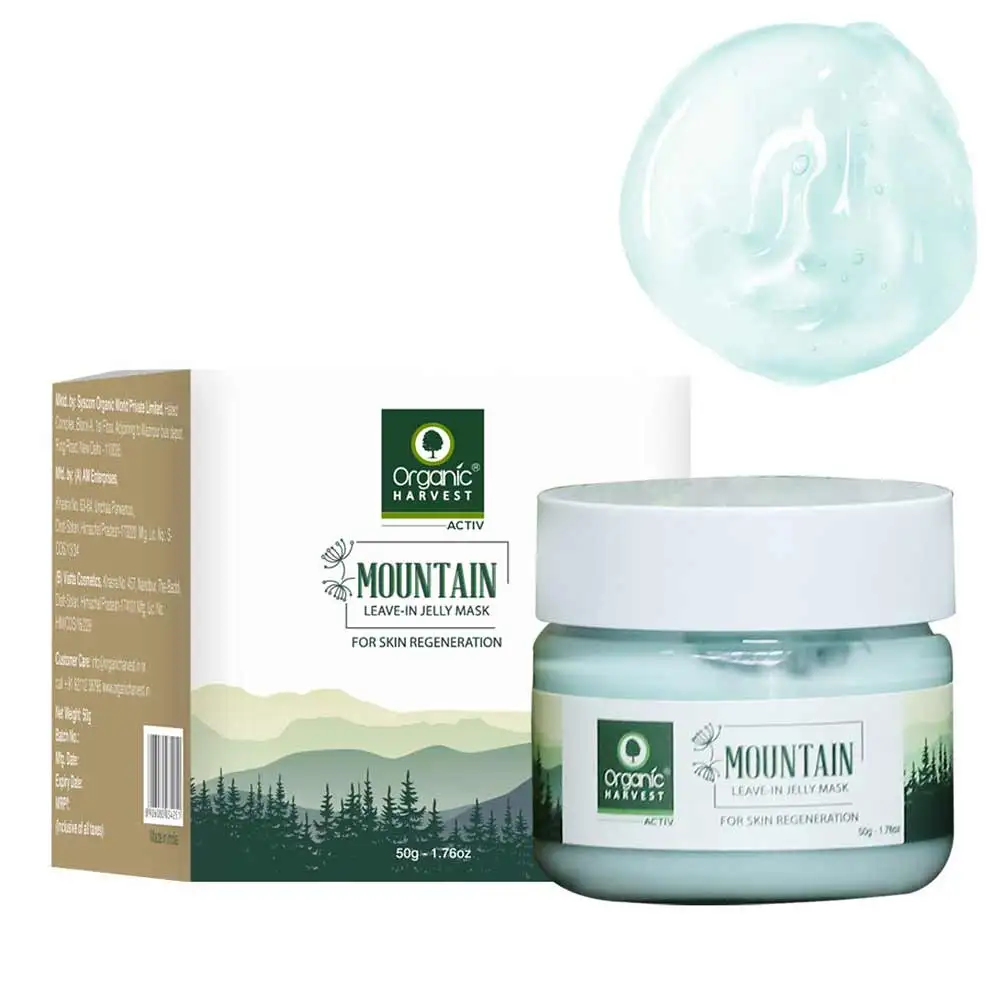 Organic Harvest Mountain Range Jelly Mask,  50 g  for Skin Regeneration