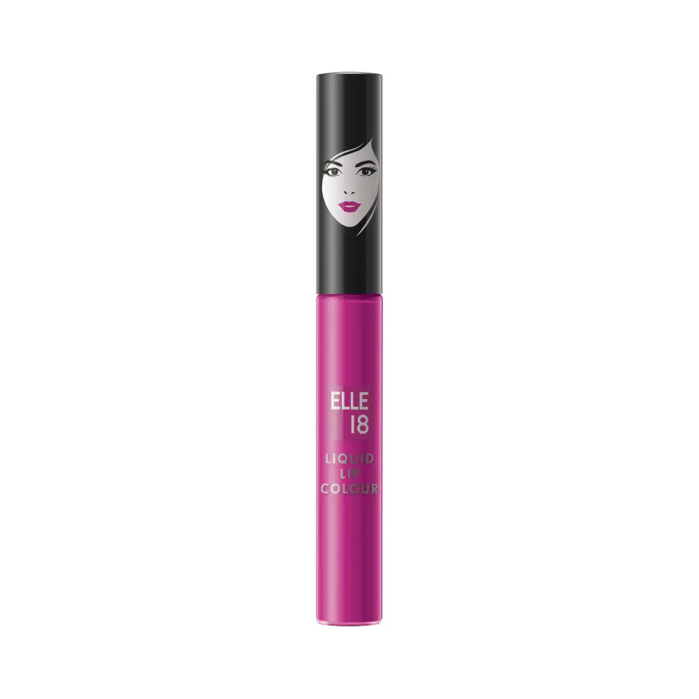 Elle18 Liquid Lip Color, Flamingo Pink, 5.6ml