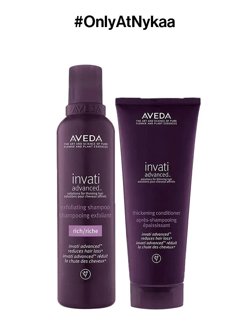 Aveda Invati Rich 2 Step Routine - Shampoo & Conditioner