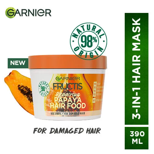 Garnier Fructis Papaya Hair Food - Reparing Papaya Hair Mask For Damaged Hair