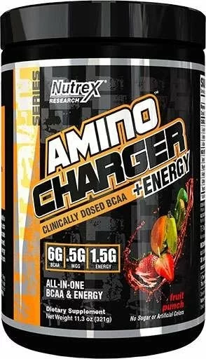 Nutrex Amino Charger Energy - Fruit Punch - 30 Servings