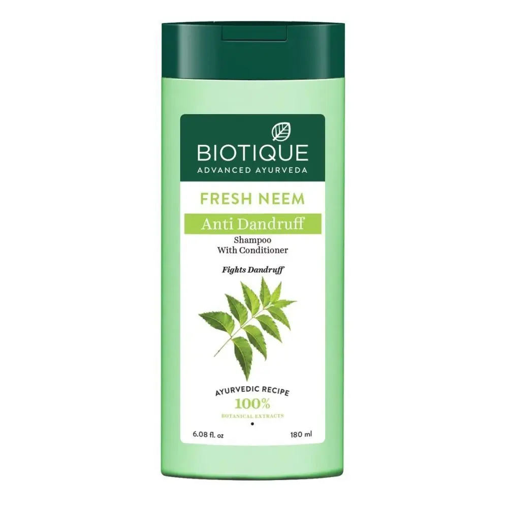 Biotique Bio Fresh Neem Anti-Dandruff Shampoo & Conditioner (180 ml)