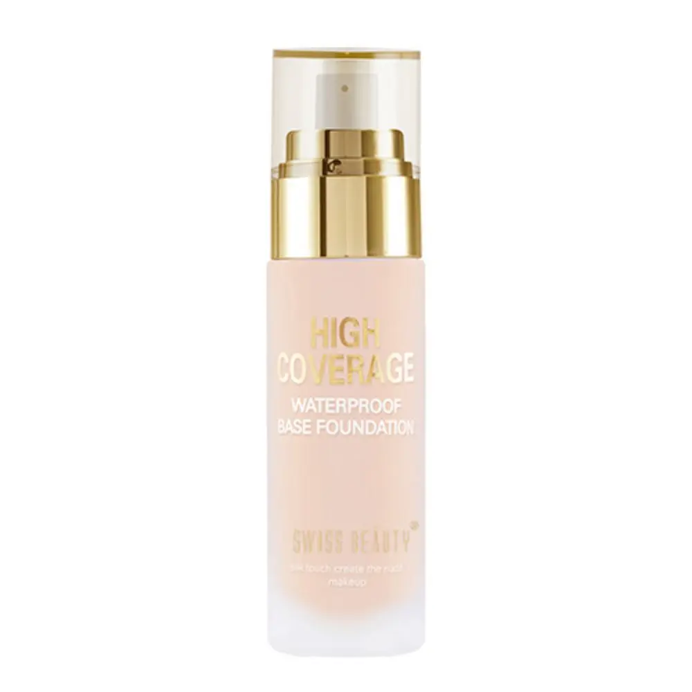 Swiss Beauty High Coverage Waterproof Base Foundation - Rose-Blush (55 ml)