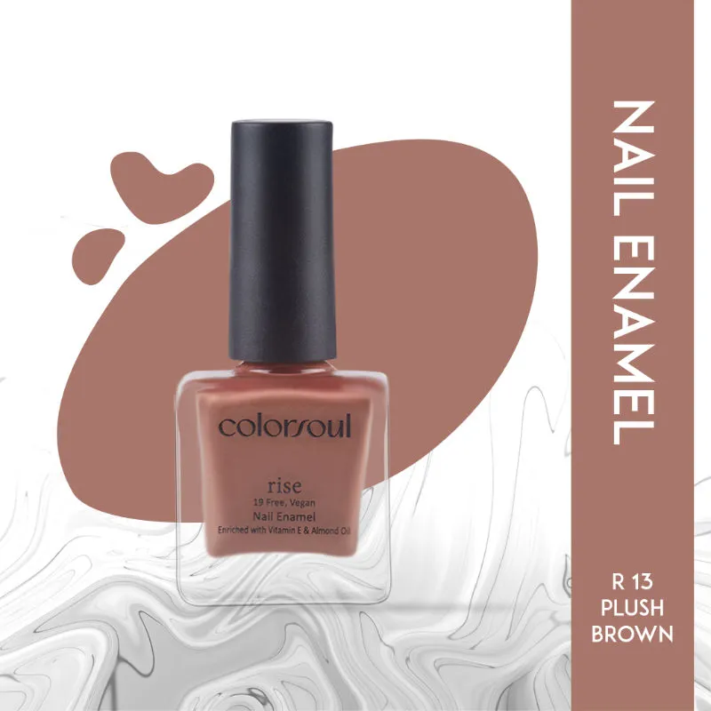 ColorSoul Rise Nail Enamel - Plush Brown