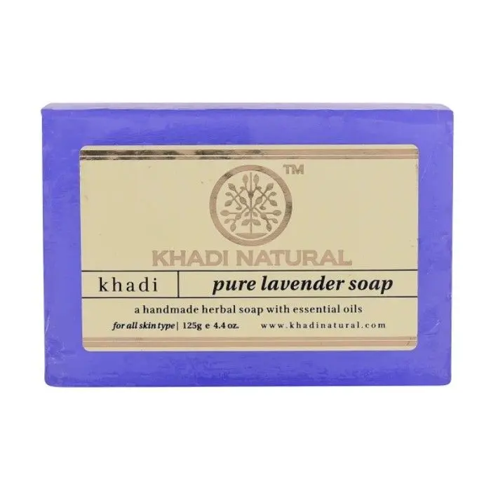 Khadi Natural Ayurvedic Pure Lavender Soap (125 g)