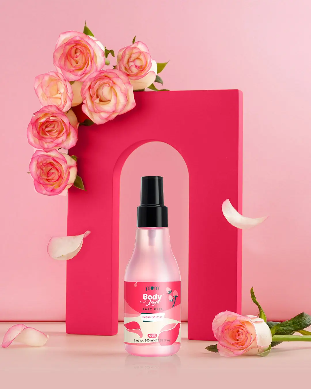 Plum BodyLovin' Feelin' So Rose Body Mist (100 ml) | Rose Fragrance | Floral | Perfume Body Spray