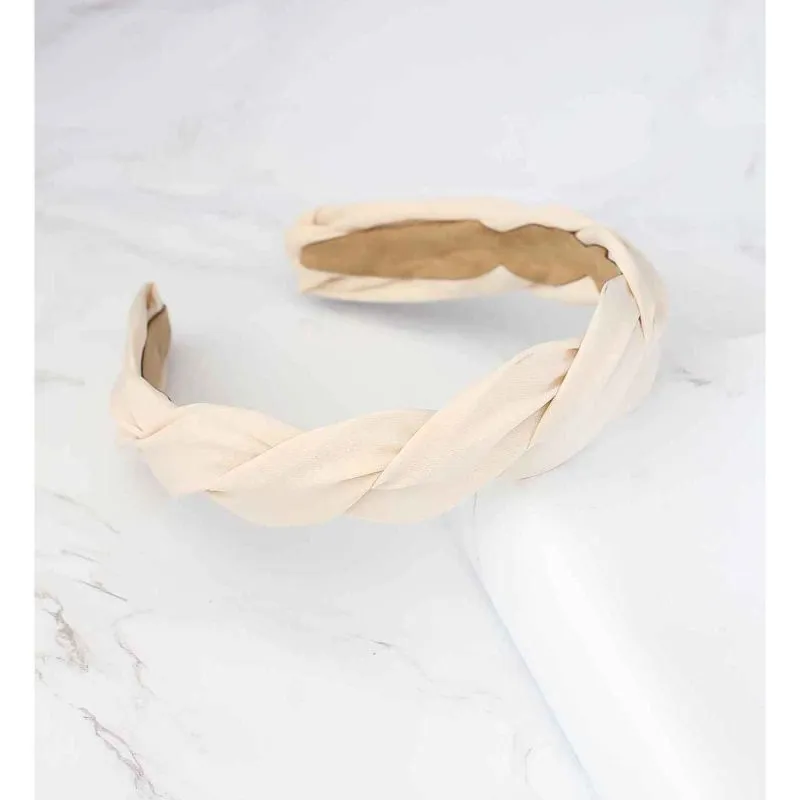 Bellofox Beige Twisted Hairband