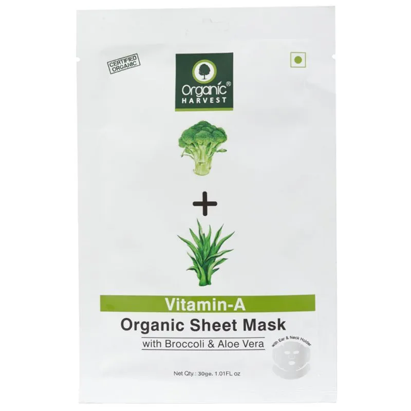 Organic Harvest Vitamin-A Organic Sheet Mask