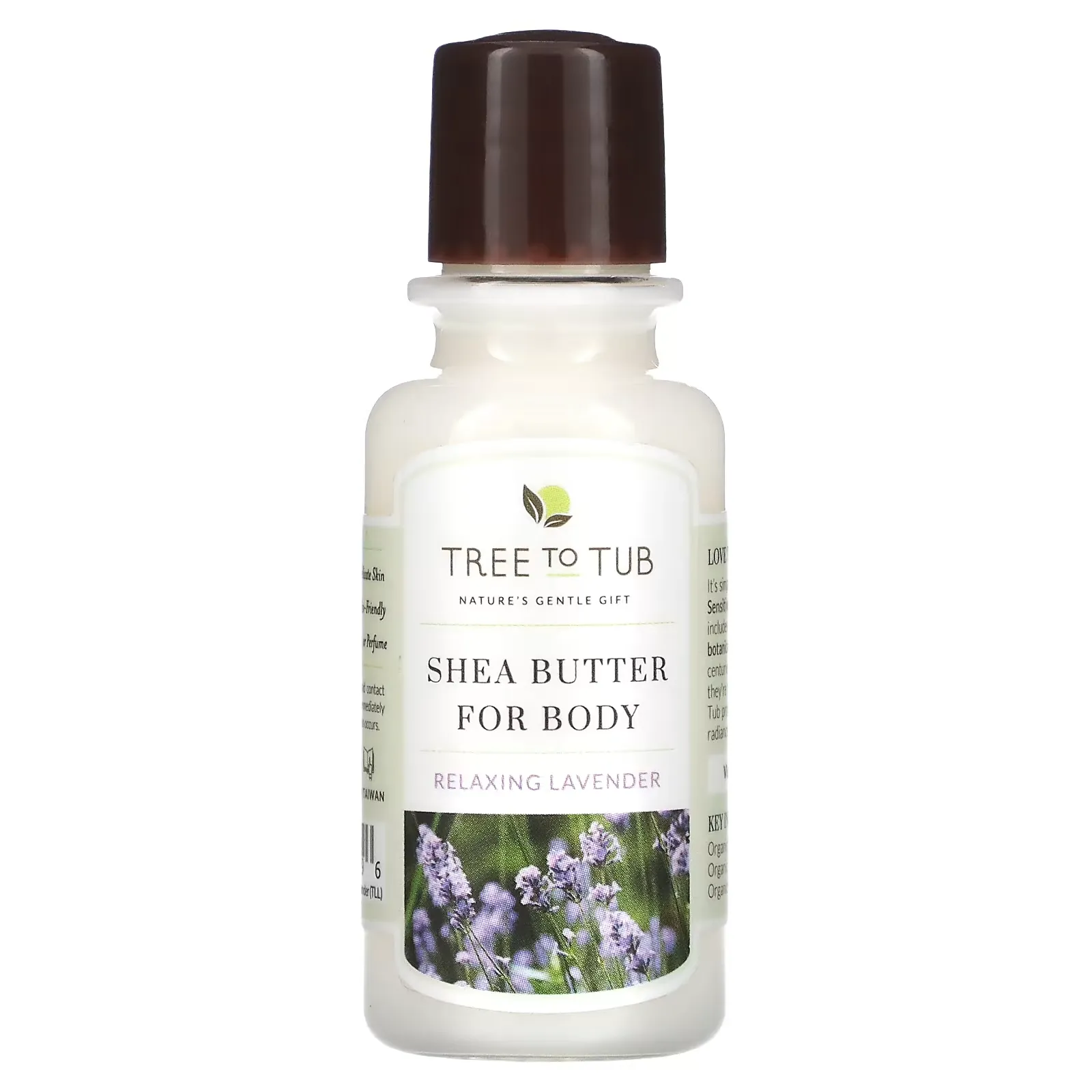 Shea Butter Moisturizing Body Lotion, Non-Greasy, Hydrating for Dry, Sensitive Skin, Lavender, 1.5 fl oz