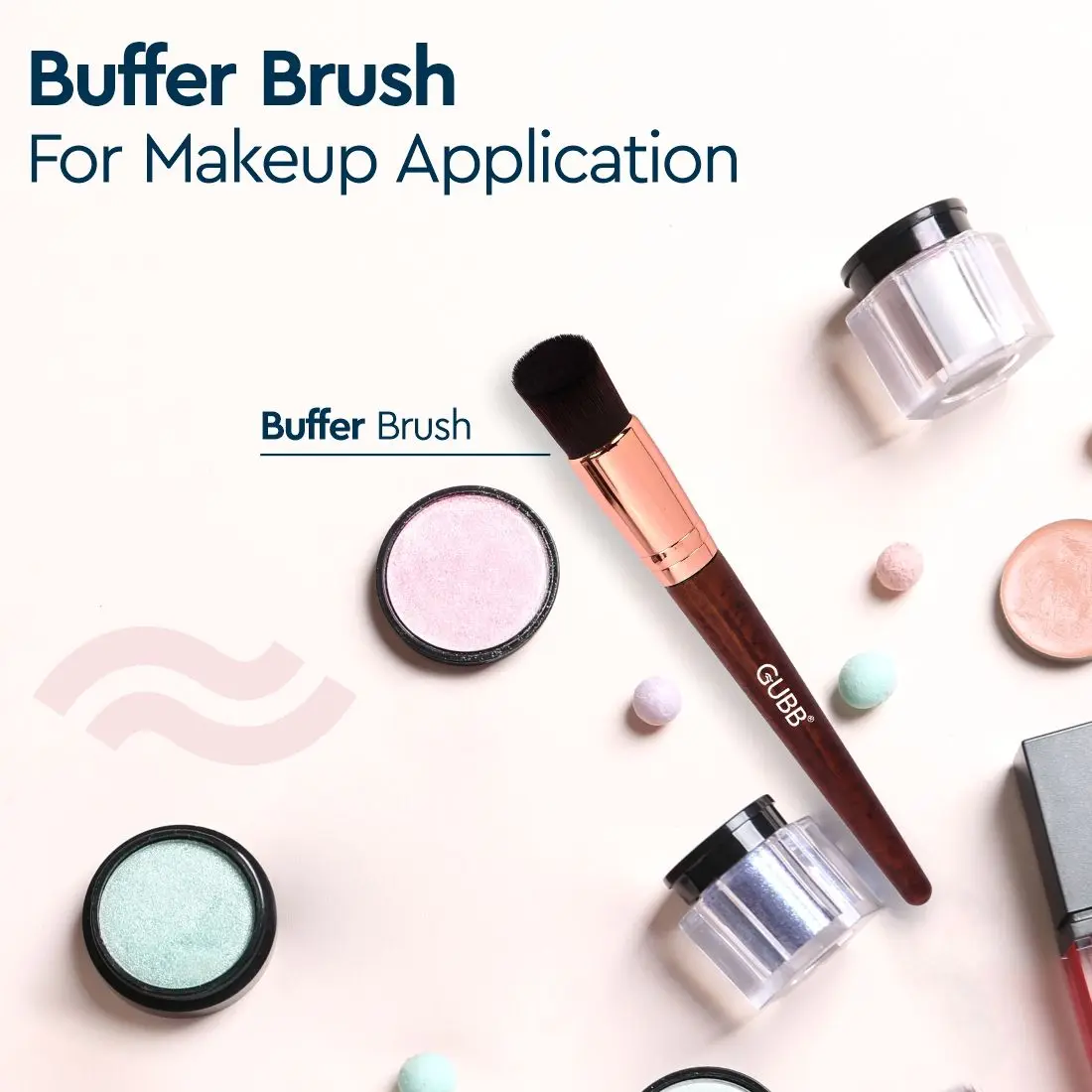 GUBB Buffer Makeup Brush for Makeup Application, Stippling Brush