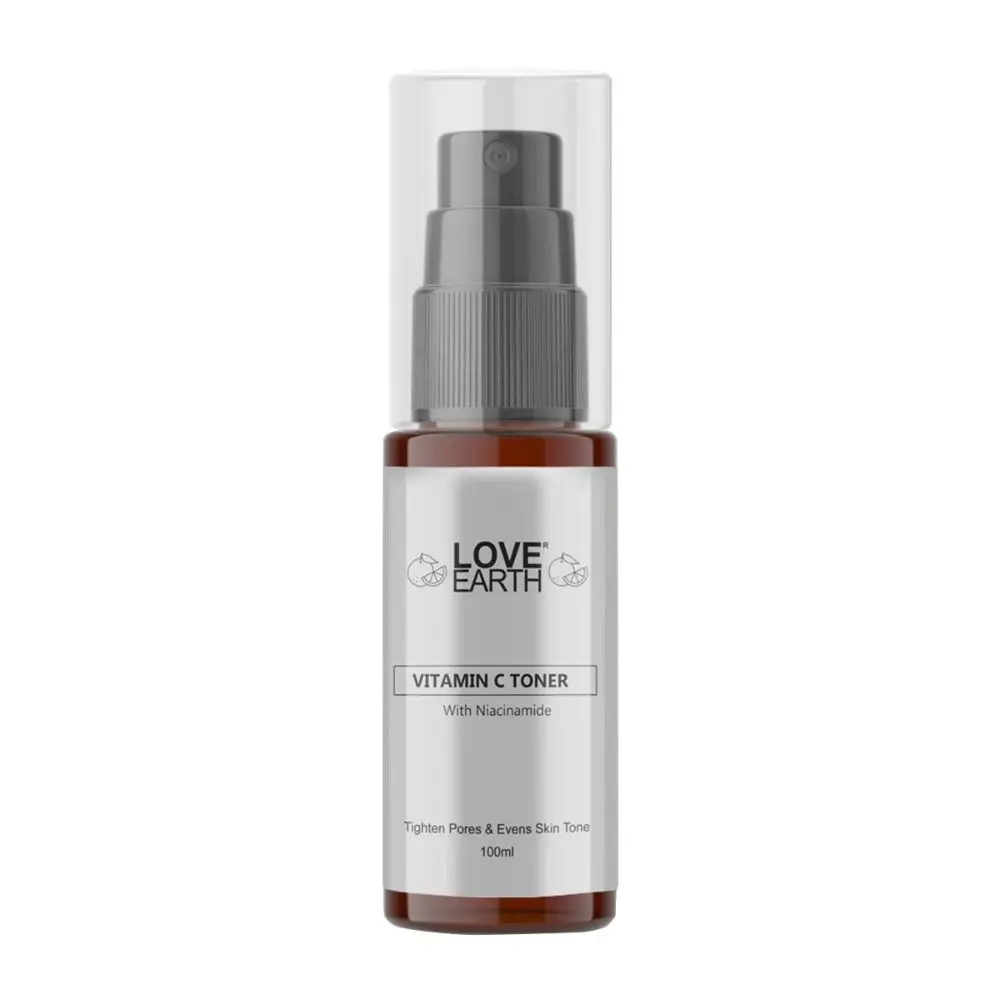 Love Earth Vitamin C Toner With Benefits Niacinamide For Tighten Pores & Evens Skin Tone 100ML