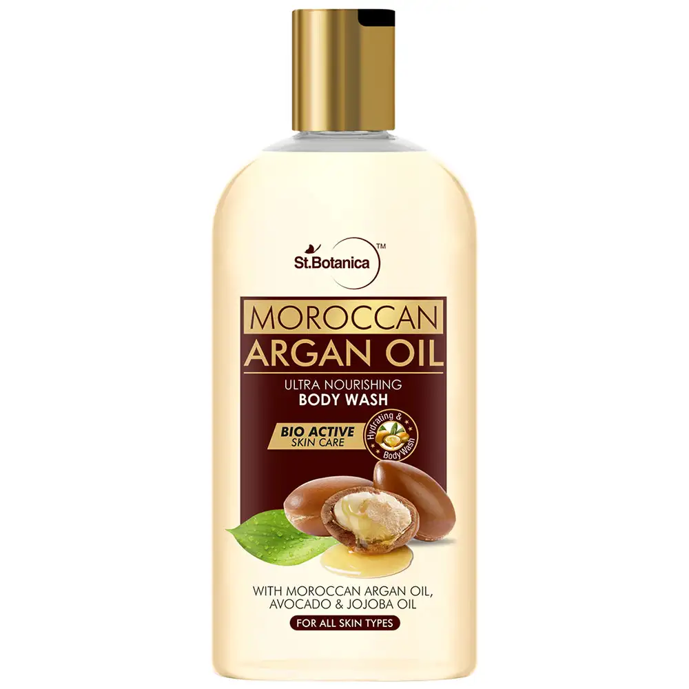 St.Botanica Argan Oil Ultra Nourishing Body Wash,  300 ml  for All Skin Types