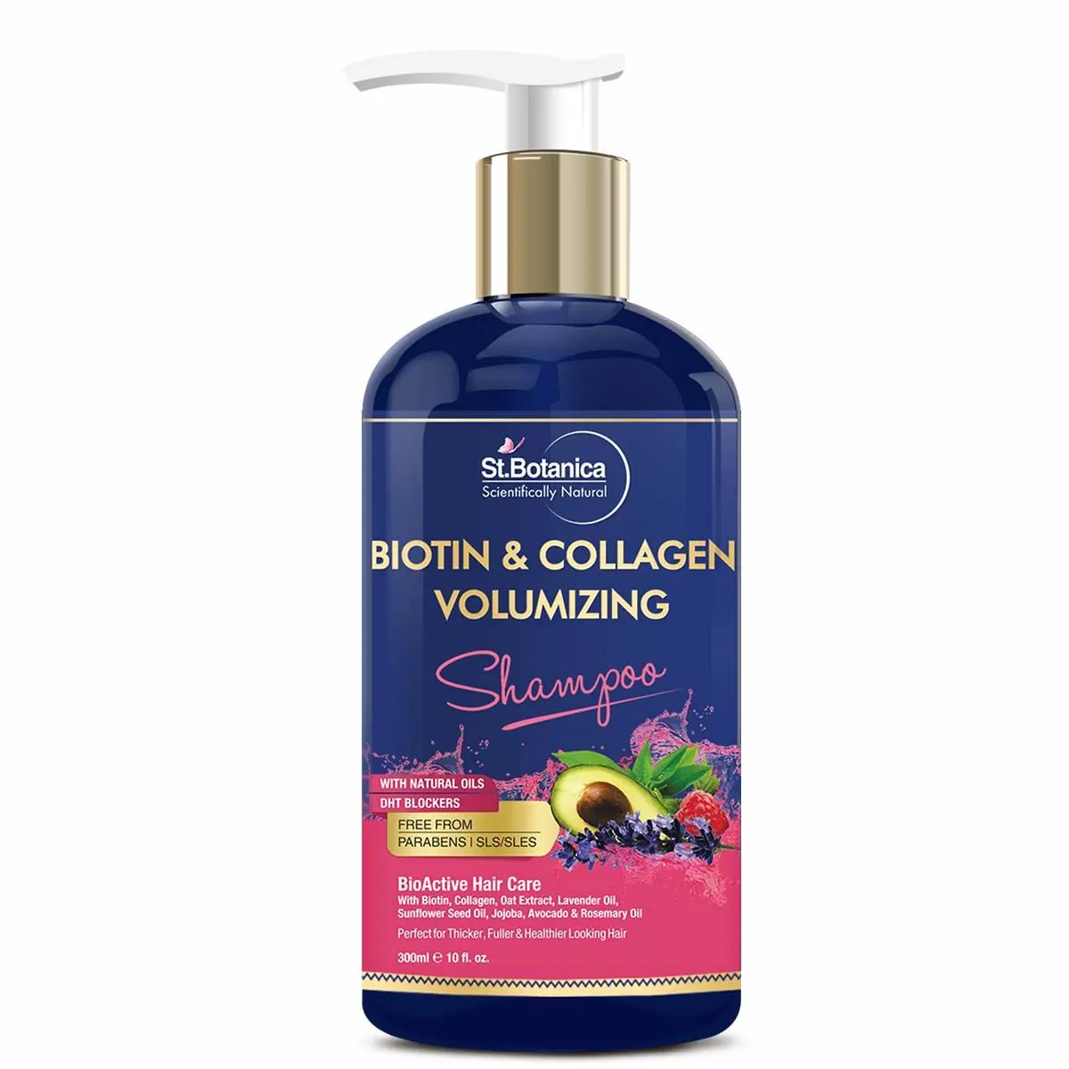 St.Botanica Biotin & Collagen Volumizing Shampoo (300 ml)