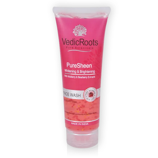 VedicRoots Puresheen Whitening & Brightening Face Wash