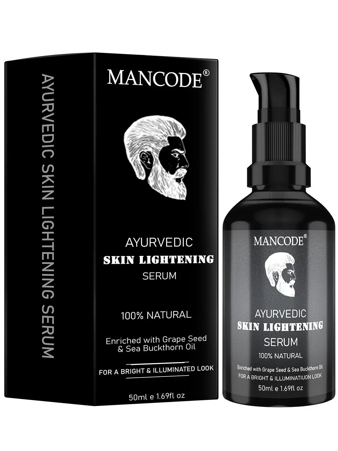 Mancode Ayurvedic Skin Lightening Serum (50 ml)