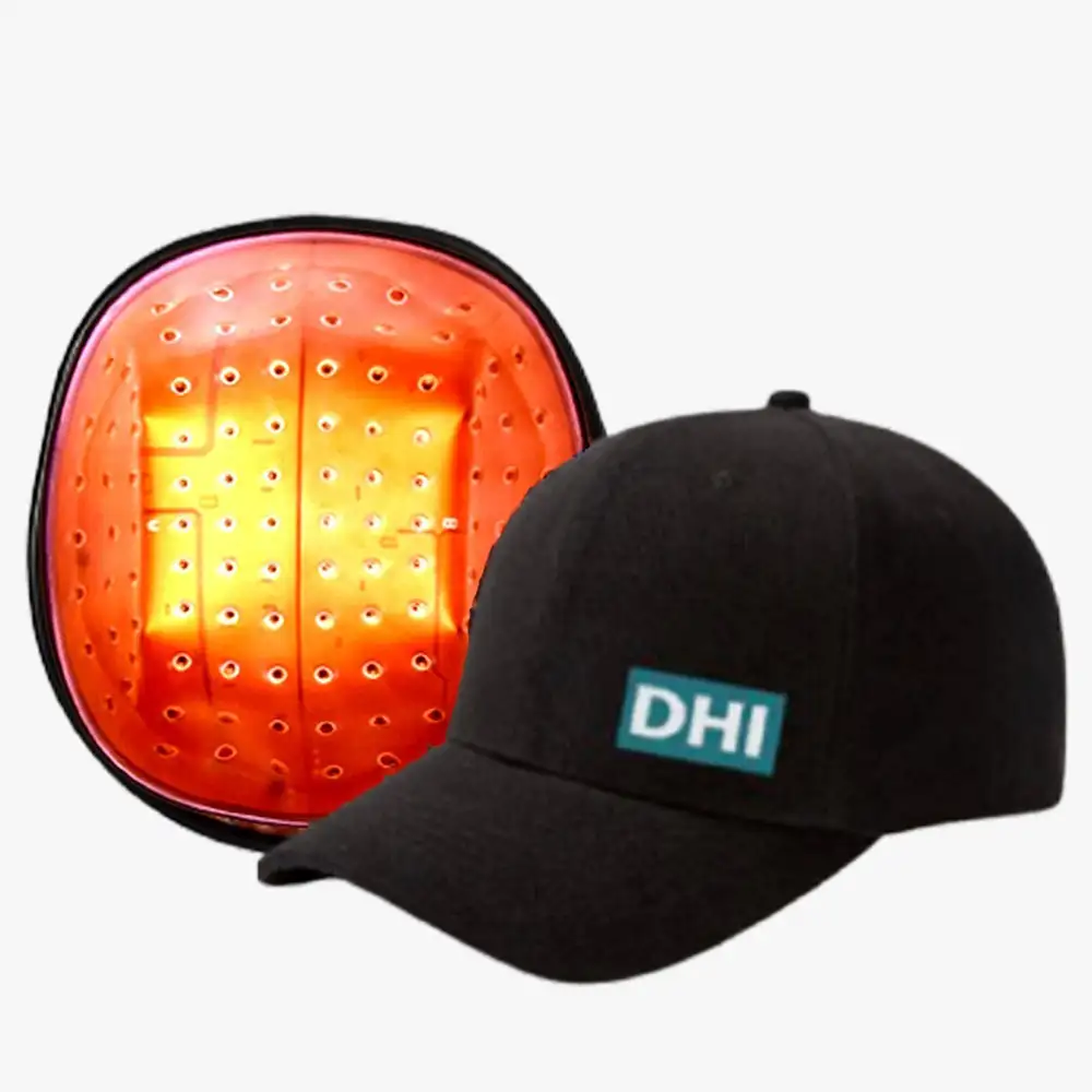 DHI Laser Cap,  Black  Free Size with 108 Medical Grade Lasers