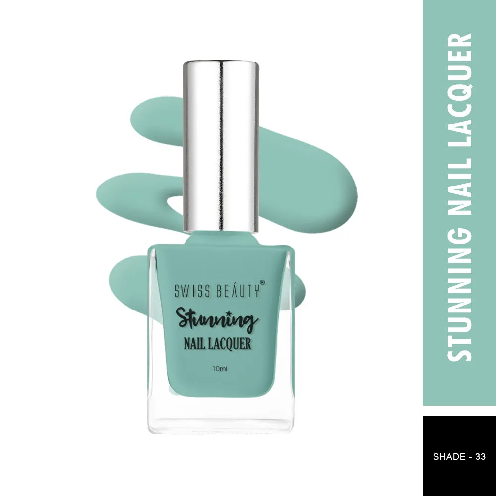 Swiss Beauty Stunning Nail Lacquer - 33 Green Onyx