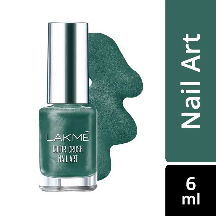 Lakme Color Crush Nail Art - Fern Green M10 (6 ml)