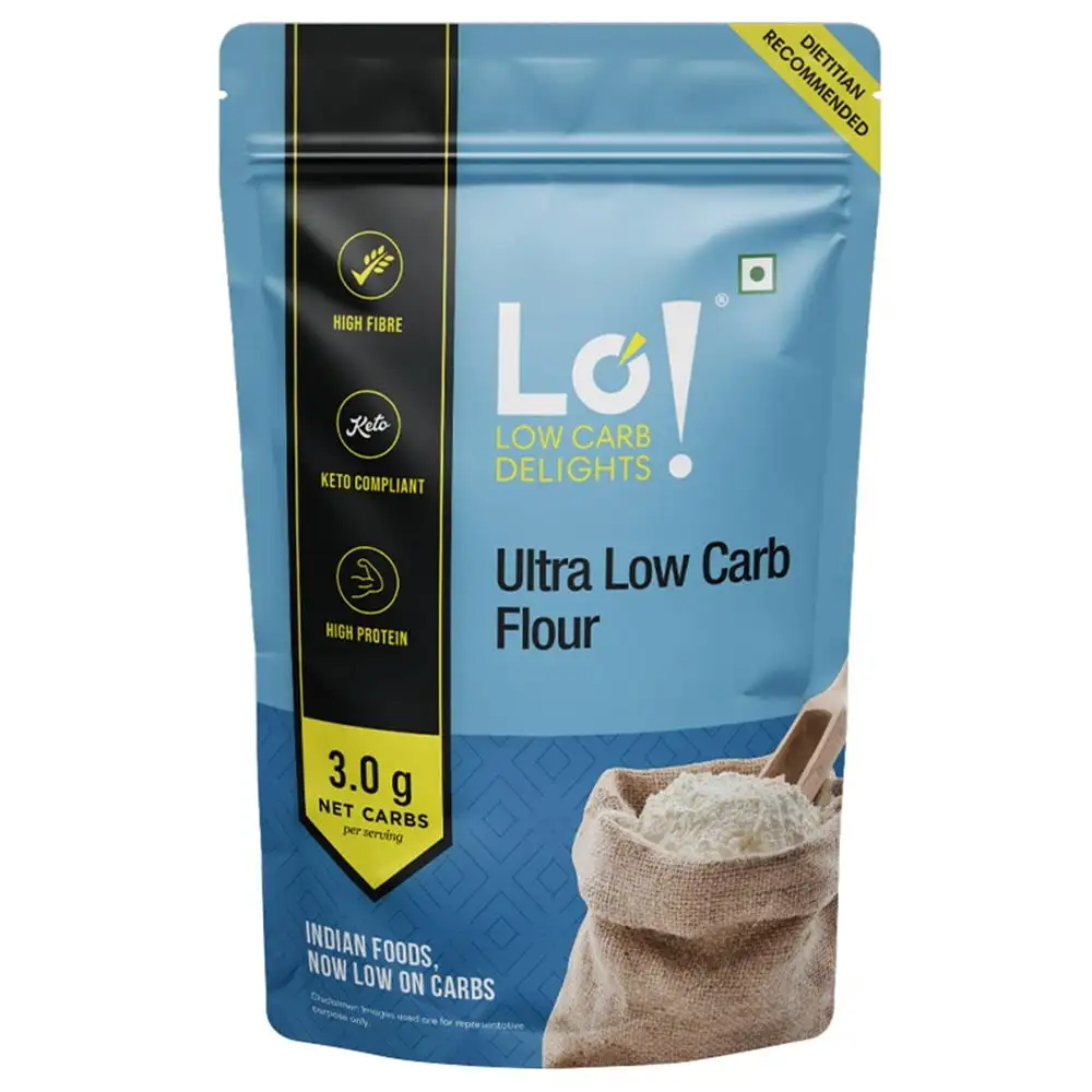 Lo! Foods Ultra Low Carb Keto Atta,  High Protein Flour | Healthy Atta  2 kg