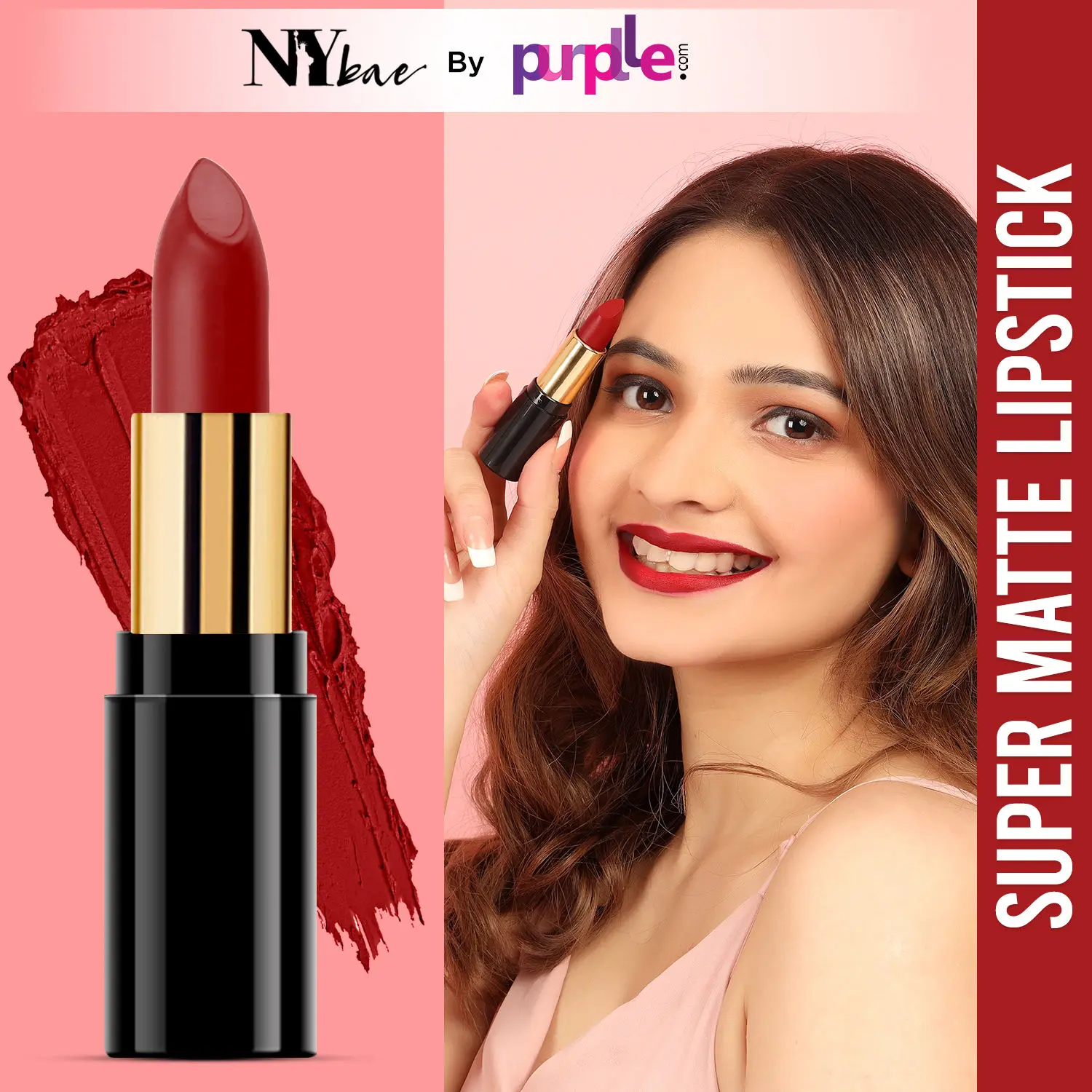 NY Bae Super Matte Lipstick Maroon - Feral Fabiana 24