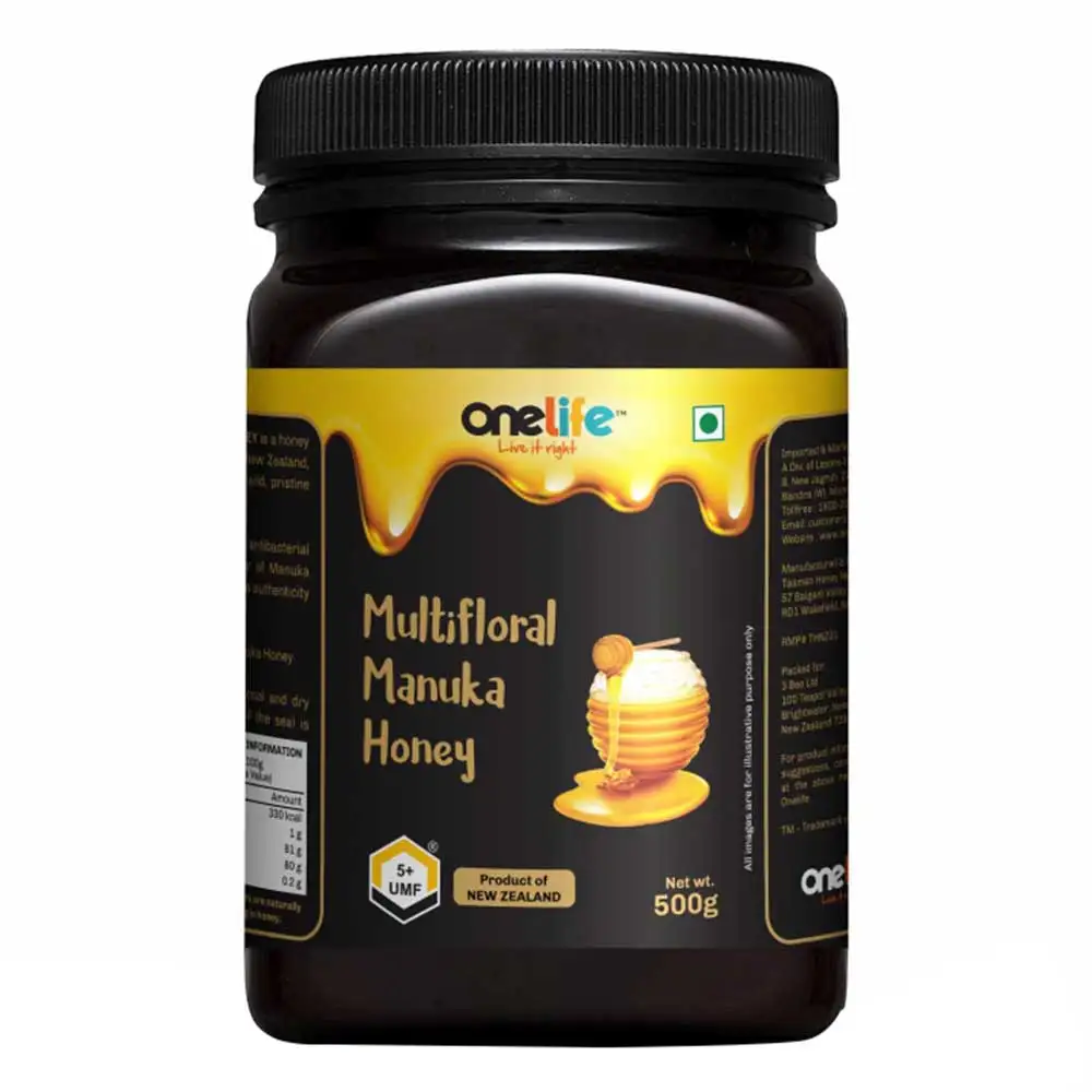 OneLife Monofloral Manuka Honey UMF5+,  500 g  Unflavoured