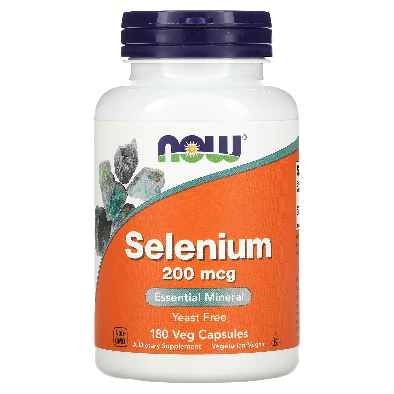 Selenium, 200 mcg, 180 Veg Capsules