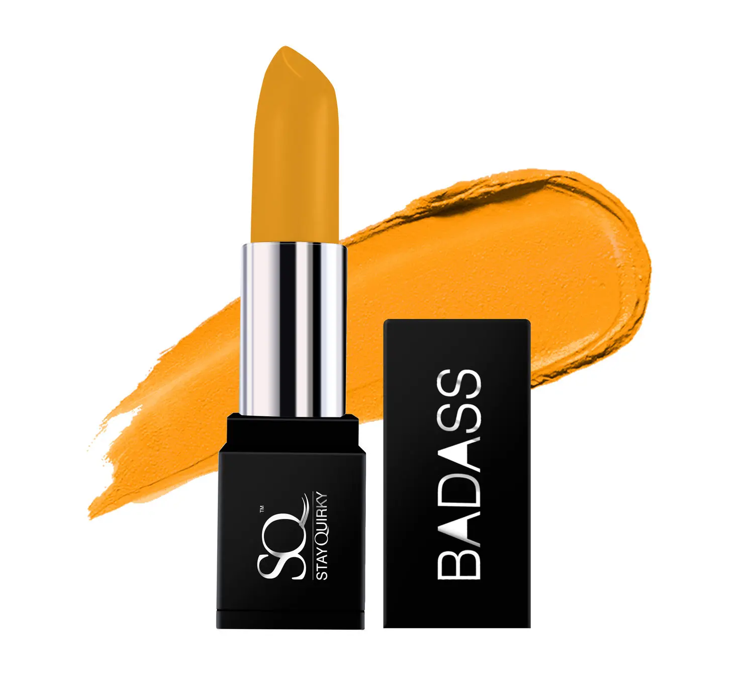 Stay Quirky Lipstick, Soft Matte, Yellow, Badass - Lips Are Up Here 16 (4.2 g)