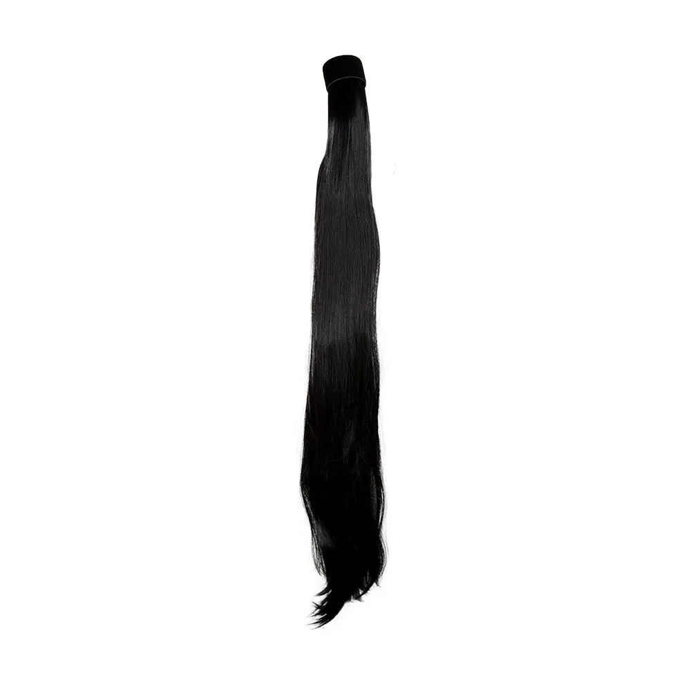 Streak Street Straight Natural Black Ponytail